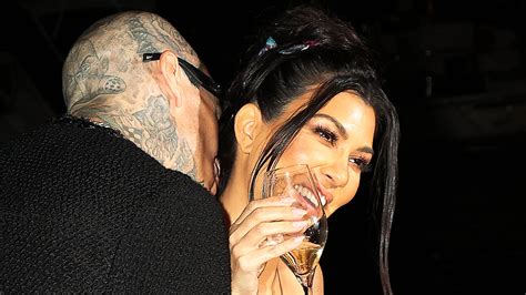 Kourtney Kardashian, Travis Barker Share Behind